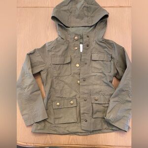 Girls Old Navy water resistant hooded jacket, size small